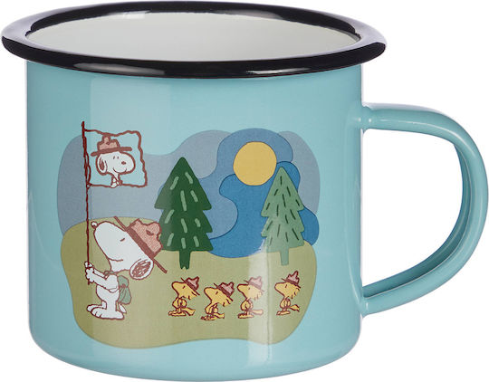 Butlers Becher Emaille Blau 380ml