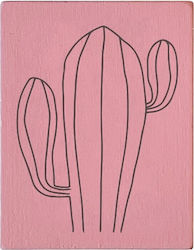 Wooden Stamp M&b Stamp Desert Cactus Rose _35x45mm Colop Col-mb0023
