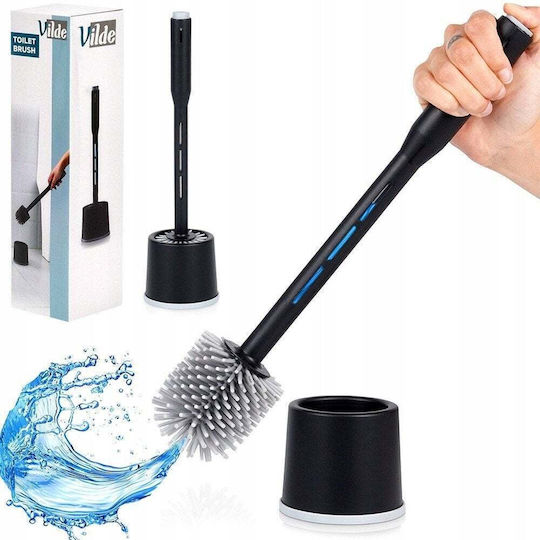 Vilde Plastic Toilet Brush Black