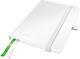 Leitz Complete Notebook A6 with Blank Pages and Pen Holder White