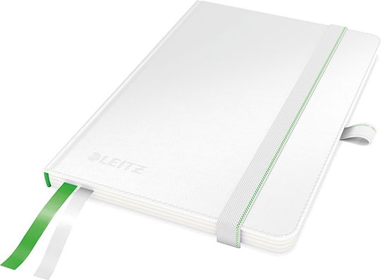 Leitz Complete Notebook A6 with Blank Pages and Pen Holder White