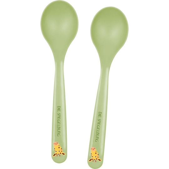 Die Spiegelburg Set pentru bebeluși cu Linguri din Plastic pentru 6+ luni Turcoaz 2buc