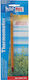 Schlankes Glasthermometer mit Saugnapf Analog