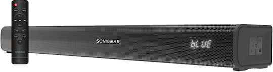 Sonic Gear SONIC BAR HD 2000 Безжични компютърни тонколони Компютърни тонколони 2.0 с Bluetooth и мощност 80W в Черен цвят