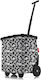 Shopping Trolley Black 32x32x32cm