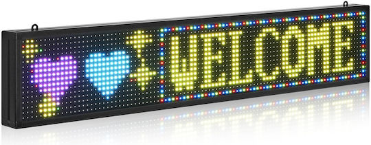Vevor 40x8 Inch Programmable LED Sign Scrolling Digital Display P10 Color