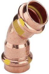 15mm 45° Bend Gas Profipress Viega