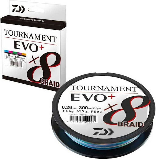 Tournament 8braid Evo Daiwa Line 0.260 mm