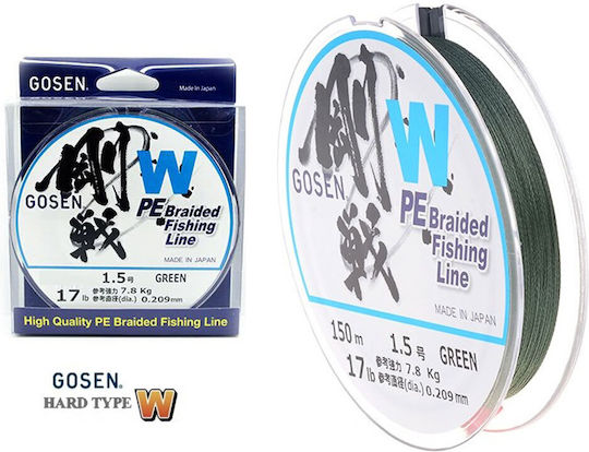 Gosen W4 Pe 150m Green 0.171mm 0.171mm 5.60kg