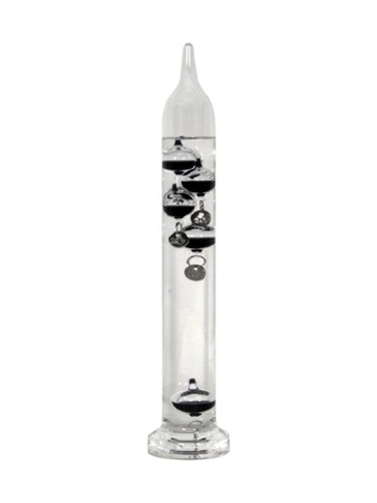 Termometru Galileo cu Bile Negre Indicator de Temperatură 30cm