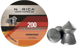 Βολίδες Μυτερά Norica Pointed H&n 5,5mm 200τμχ Βολίδες Μυτερά Norica Pointed H&n 5,5mm 200τμχ