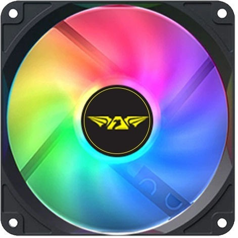 Armaggeddon S1 Case Fan 120mm 1200rpm 33.84cfm with ARGB Lighting and 4-Pin Molex Connection