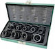 Honiton Pneumatic Torx Sockets with Frame Host 1/2 Inch Set 9 Pieces