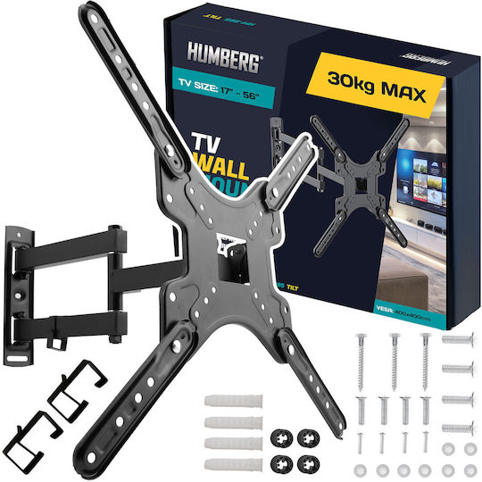 Humberg Wall TV Mount with Arm up to 56" and 30kg