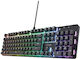 Trust GXT 871 Zora Gaming Μηχανικό Πληκτρολόγιο με RGB φωτισμό (Αγγλικό US)