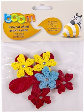 Boom Bastelfilz Blumen 6 Stk Mtcr-ea079