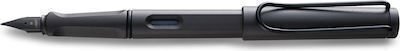 Lamy Safari 017 Πένα Γραφής Extra Fine Μαύρη από Πλαστικό με Μπλε Μελάνι