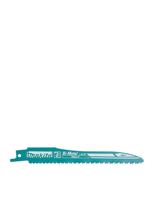 Makita Bim Reciprocating Saw Blades 152x0.9mm 25pcs Metal Pvc Fast