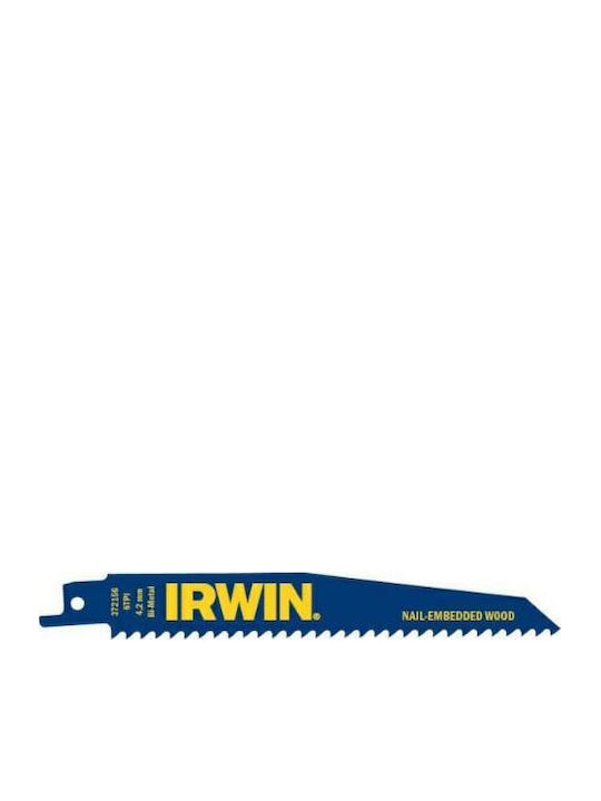 Irwin Reciprocating Saw Blade 300mm 6 Tpi Wood Nails 5pcs