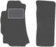 Wielganizator Vordere Matten 2Stück aus Teppichboden für Renault Coupé Hyundai Coupé Mazda RX-8 2003-2012 Gray
