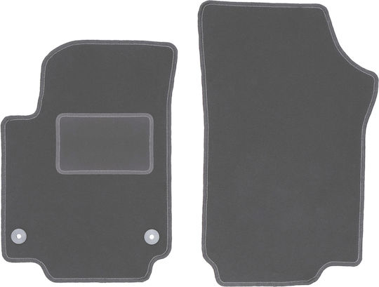 Wielganizator Μπροστινά Πατάκια 2τμχ για Seat Mii 2011 Γκρι