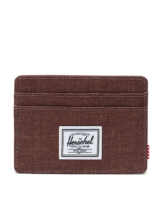 Herschel Charlie Мъжки Портфейл За Карти Кафяв