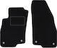 Schwarze Vordermatten Alfa Romeo Mito Hatchback 2008-2019