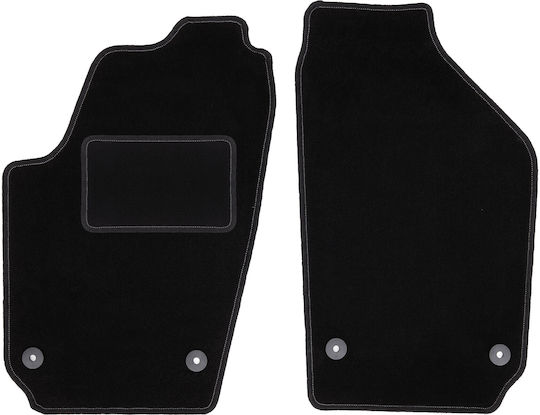 Vordere schwarze Fußmatten Volkswagen Fox Hatchback 2005-2011