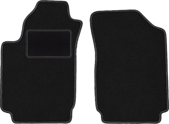 Schwarze vordere Fußmatten Fiat Stilo Hatchback Kombi 2000-2008