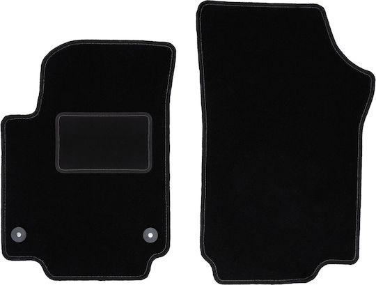 Front Black Mats Skoda Citigo Hatchback 2011