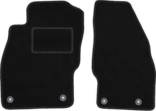 Black Front Floor Mats Opel Adam Hatchback 2012