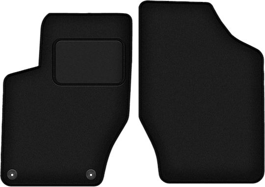 Front Black Floor Mats Citroen Ds4 Hatchback 2011-2015