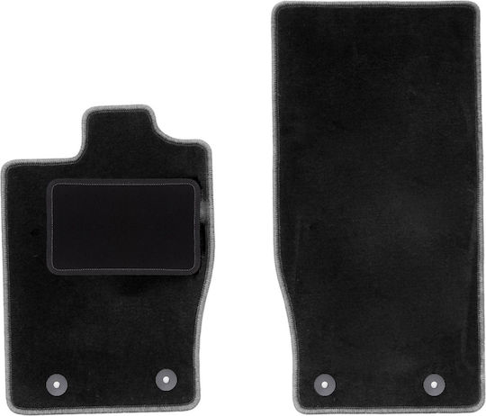 Vordere schwarze Fußmatten Jaguar XK Coupe 2006-2014