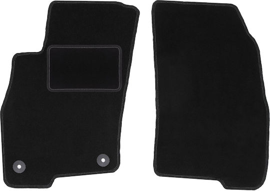 Vordere schwarze Fußmatten Fiat Grande Punto Hatchback 2005-2009
