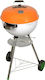 Master Grill & Party Stainless steel Charcoal Grill Kettle with Lid and Thermometer