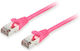 Equip S/FTP Kat.6a (Gigabit) Netzwerkkabel Ethernet 5m Rosa