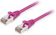 Equip S/FTP Cat.6a Gigabit Network Cable Ethernet 25m Purple