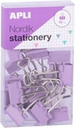 Κλιπ Apli Nordik Collection 15 Τεμ Μωβ 18148μ Apli