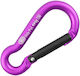 Kong Mini Pear 5mm Small Aluminum Carabiner Purple Purple