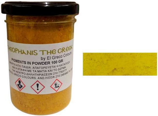 El Greco Ikonographie Pulver Ocker Gold 100g