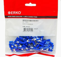 Papuc furcă izolat Kne 2,5mm M3,5 100 bucăți Er