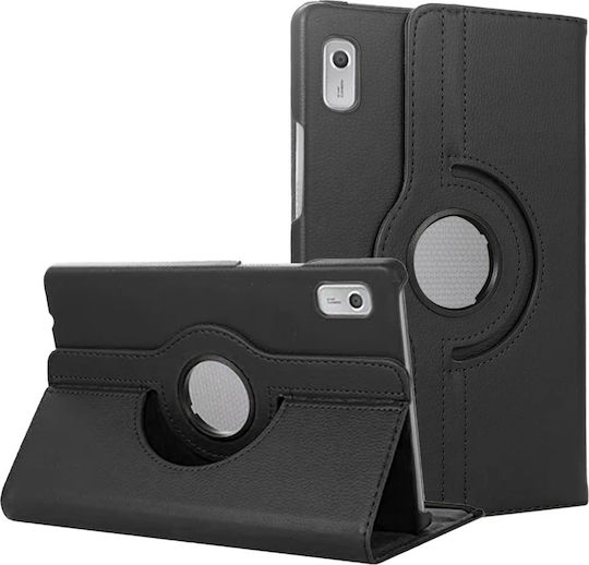 Strado Flip Cover Περιστρεφόμενη Ανθεκτική Μαύρη (Lenovo Tab M9 2023 TB310)