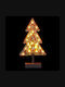 Christmas Decorative Illuminated Plastic Tree 38cm Battery Tree