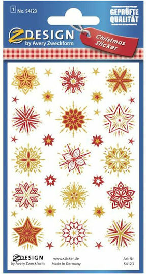 Stickers Special Labels Christmas Stars 54123
