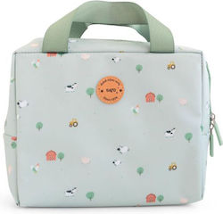 Saro Funny Farm Чанта За Храна За Ръка Зелена 19x10x24см Saro Funny Farm Чанта За Храна За Ръка Зелена 19x10x24см