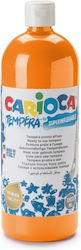 Carioca Tempera Farben Orange in Flasche 1000ml...