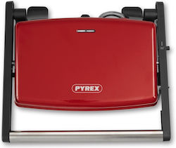 Pyrex Sb-292 1500W για 2 Τοστ Κόκκινη