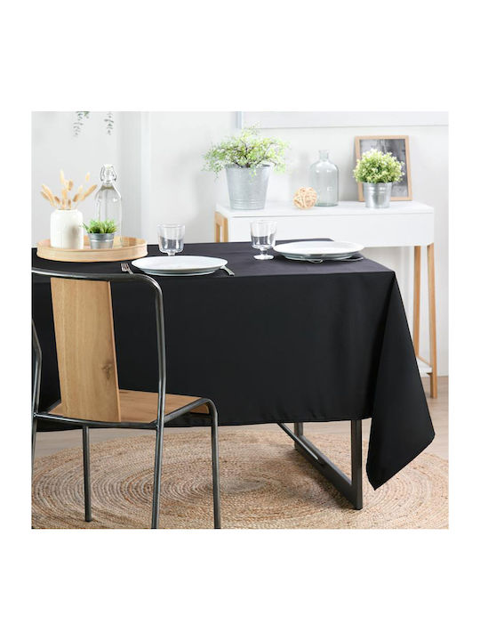 Tischtuch S-f Nelson Black 145x300cm