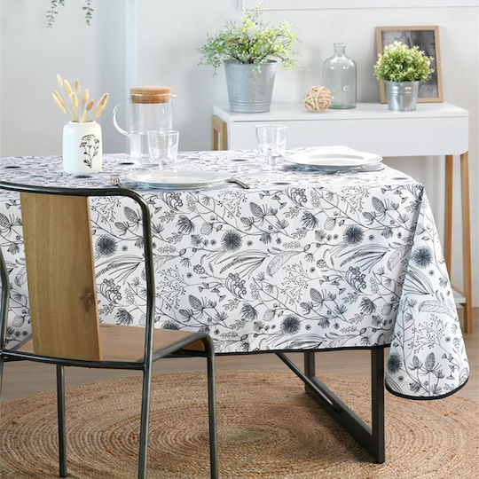 Tablecloth S-f Pissenlit Charcoal 140x240cm