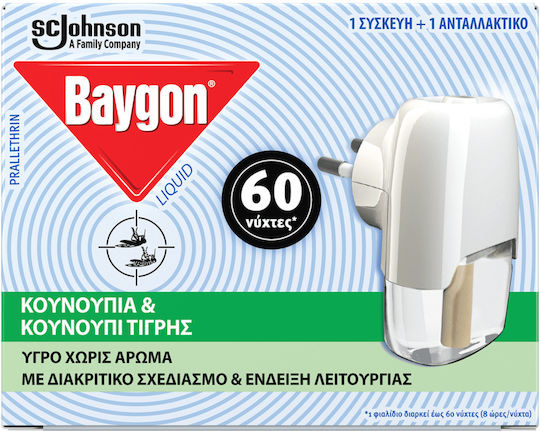 Baygon Συσκευή με Υγρό για Κουνούπια 36ml